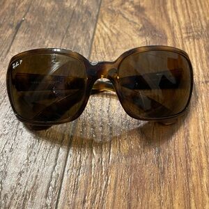 Women’s Raybans 4068 642/57 Torte-shell Sunglasses with Tifosi Case